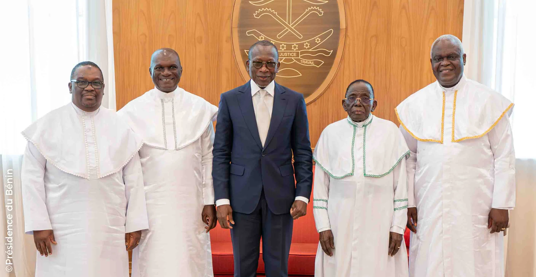 Première rencontre de son excellence Patrice TALON avec les hauts dignitaires de l’ECC