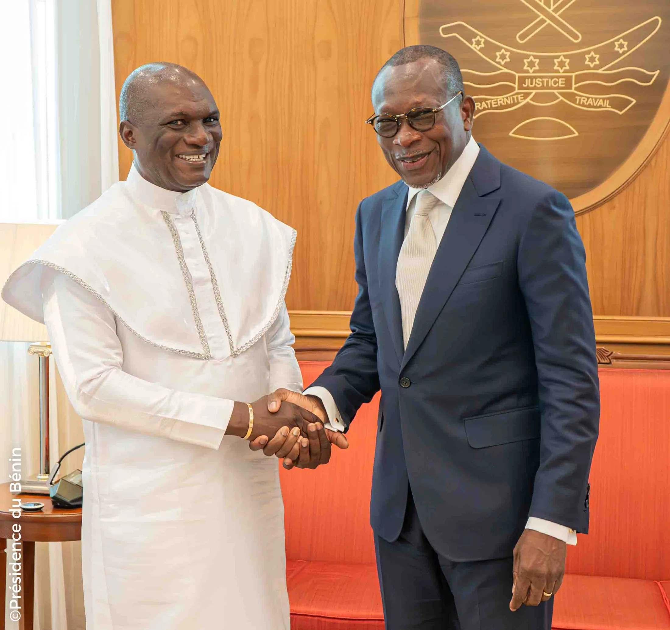 Première rencontre de son excellence Patrice TALON avec les hauts dignitaires de l’ECC