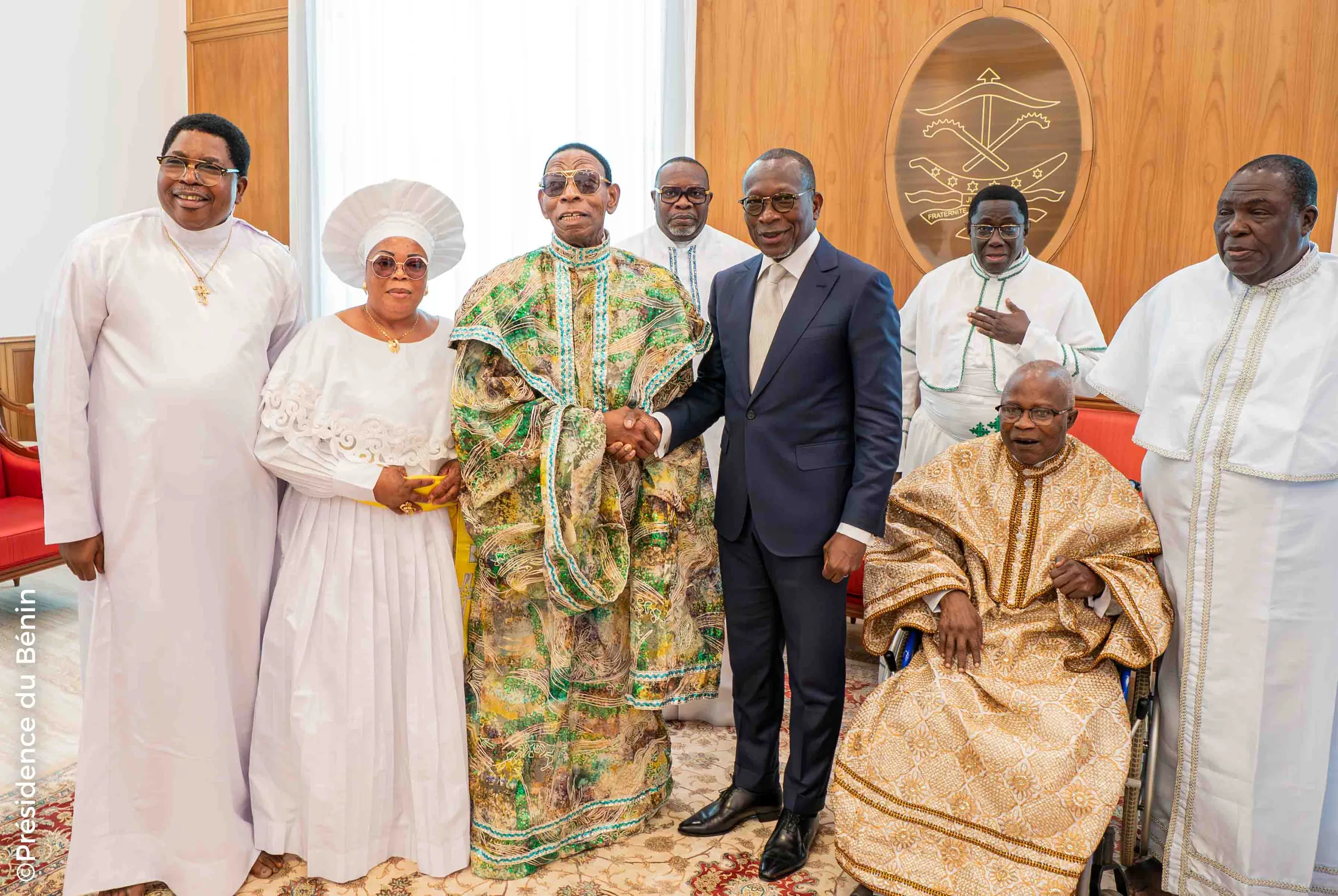 Première rencontre de son excellence Patrice TALON avec les hauts dignitaires de l’ECC