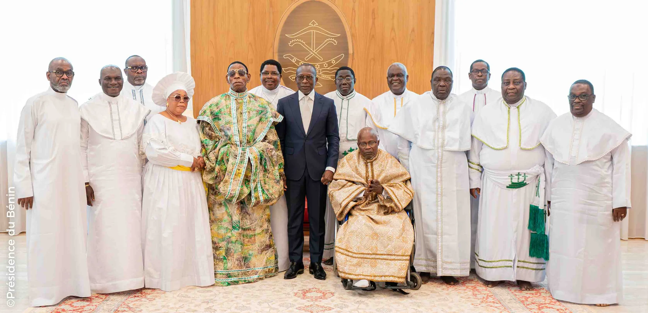 Première rencontre de son excellence Patrice TALON avec les hauts dignitaires de l’ECC