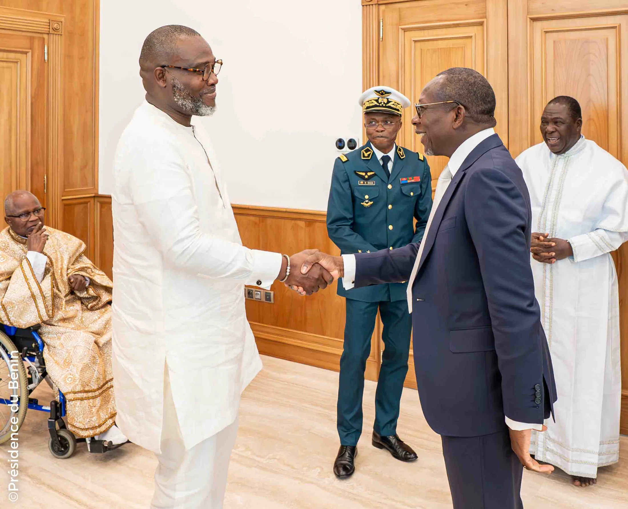 Première rencontre de son excellence Patrice TALON avec les hauts dignitaires de l’ECC