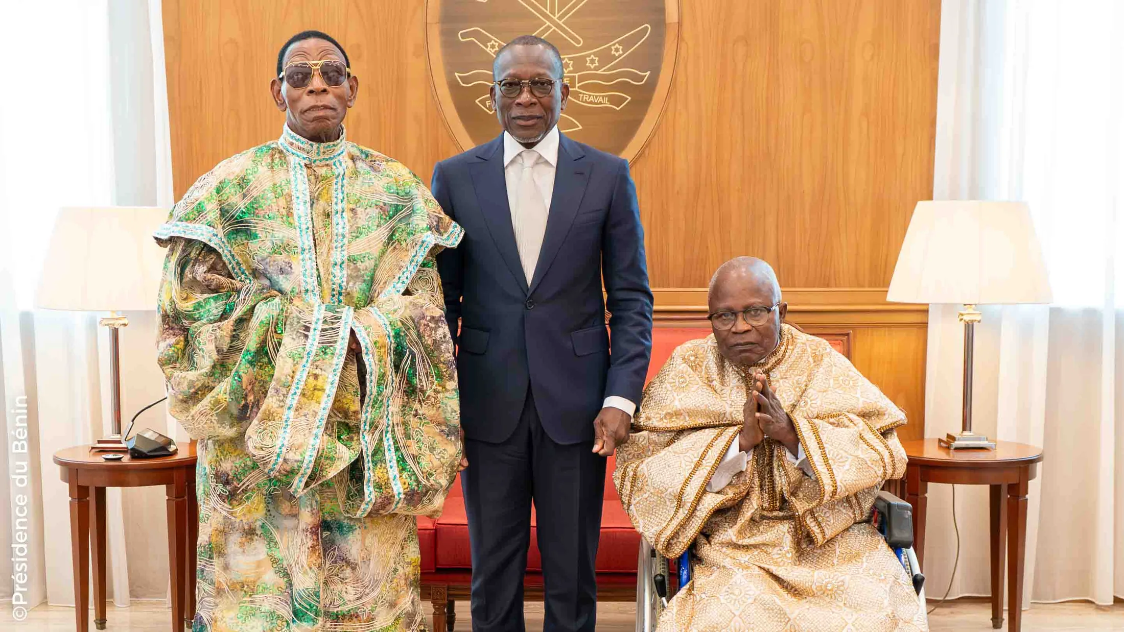 Première rencontre de son excellence Patrice TALON avec les hauts dignitaires de l’ECC