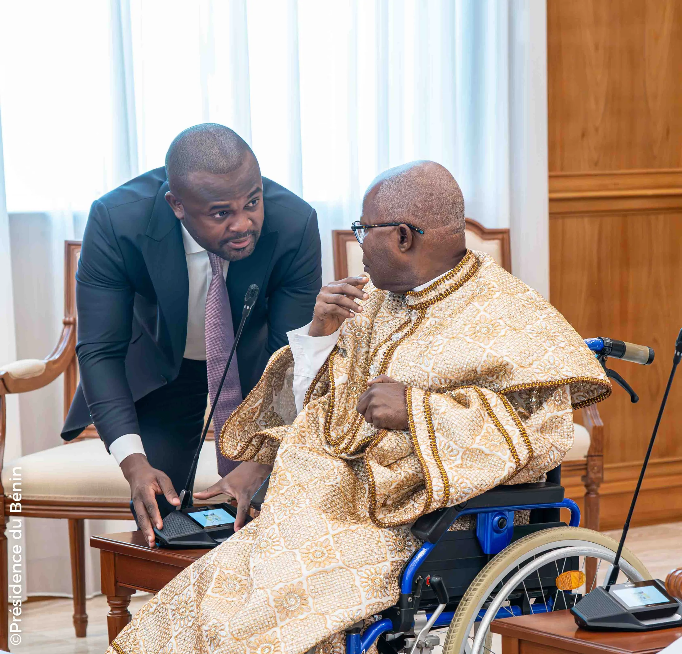 Première rencontre de son excellence Patrice TALON avec les hauts dignitaires de l’ECC