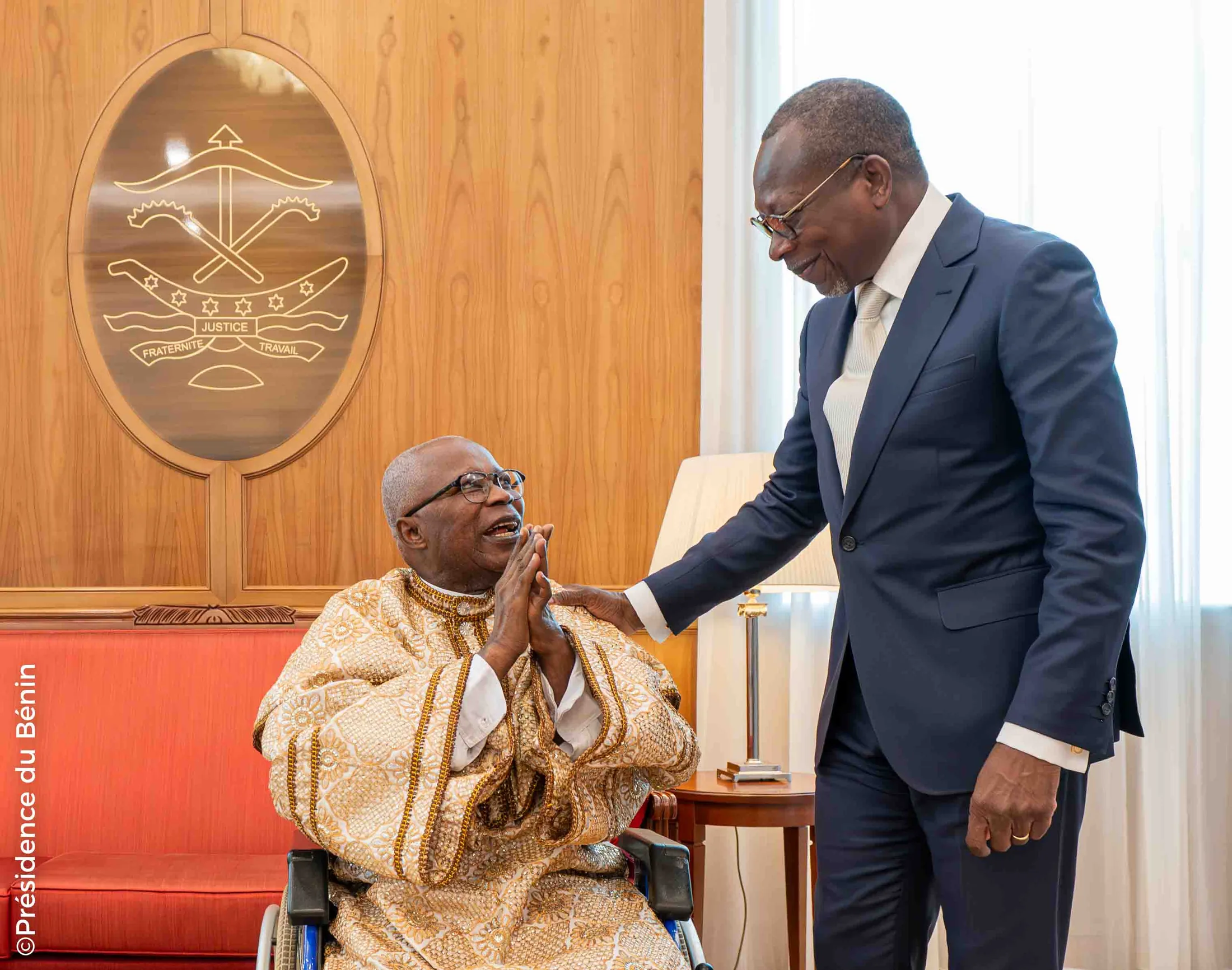Première rencontre de son excellence Patrice TALON avec les hauts dignitaires de l’ECC