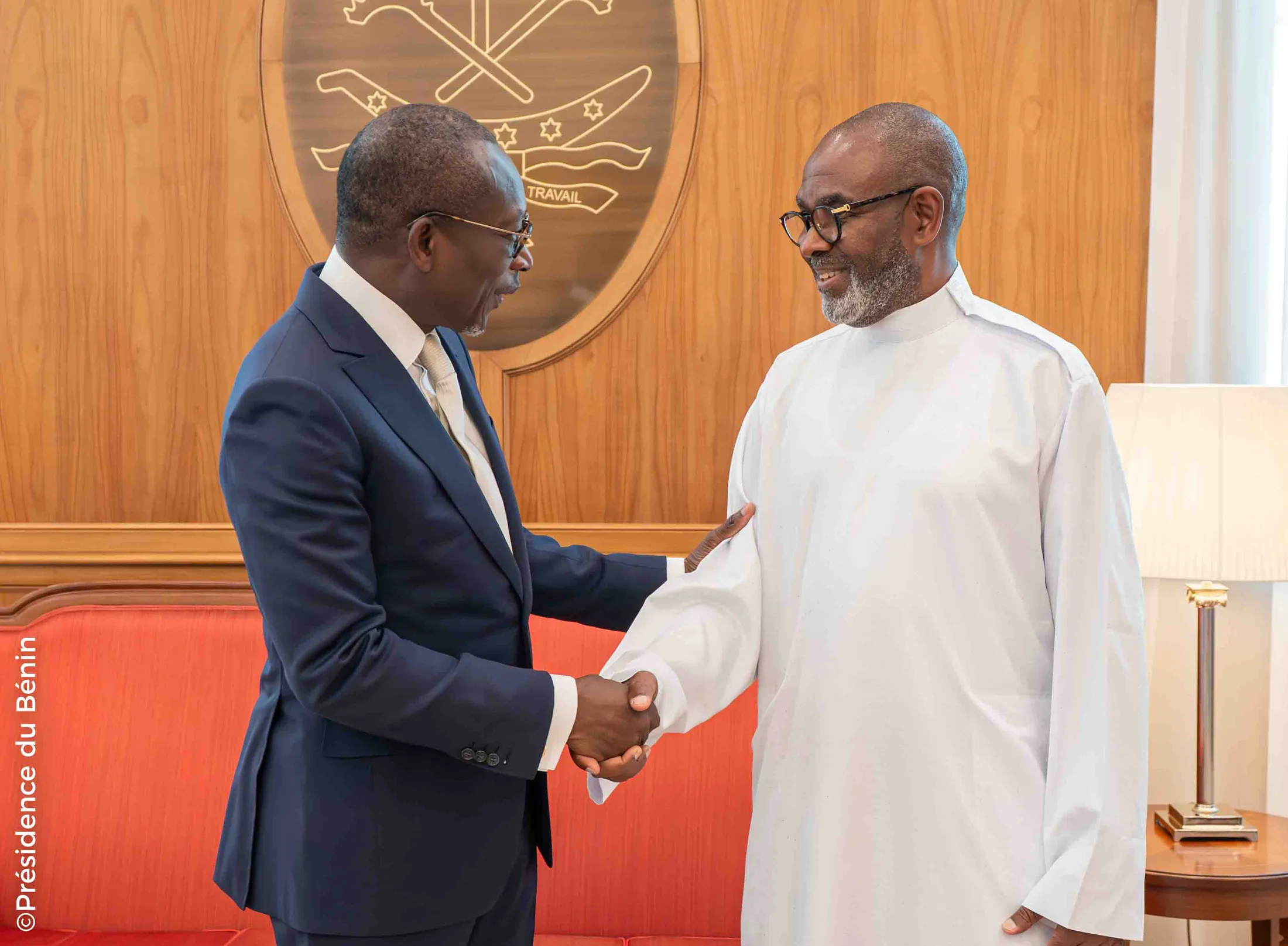 Première rencontre de son excellence Patrice TALON avec les hauts dignitaires de l’ECC