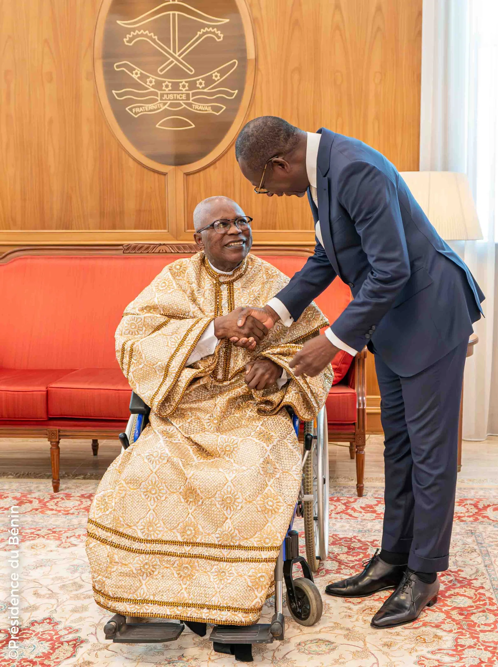 Première rencontre de son excellence Patrice TALON avec les hauts dignitaires de l’ECC